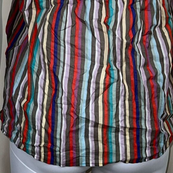 Cacharel Vintage Beaded Strap Striped Multicolor Cami - Picture 12 of 13